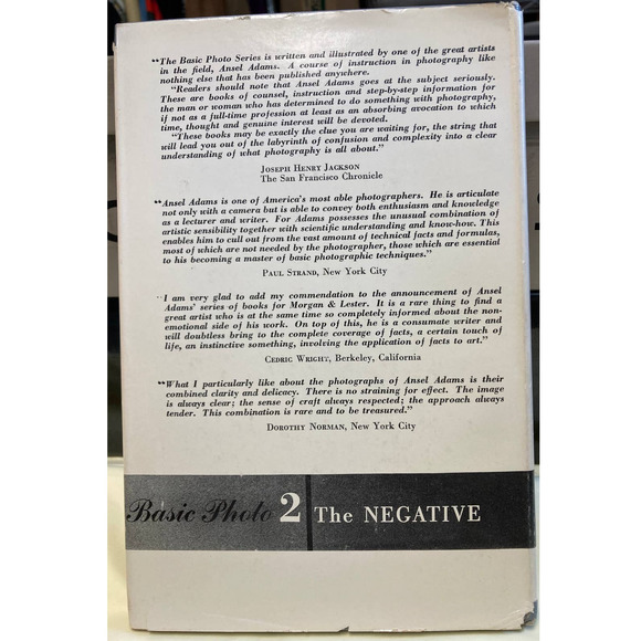 The Negative Exposure Development by Ansel Adams 1959 Hardcvr Vintage - Picture 2 of 10